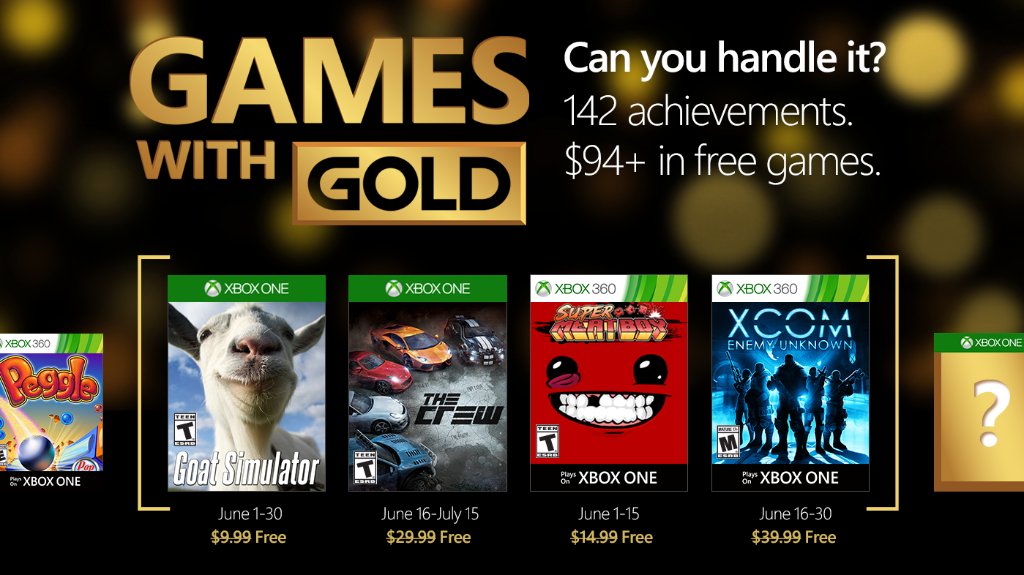 Xbox Live Games With Gold June 2016 Titles Revealed