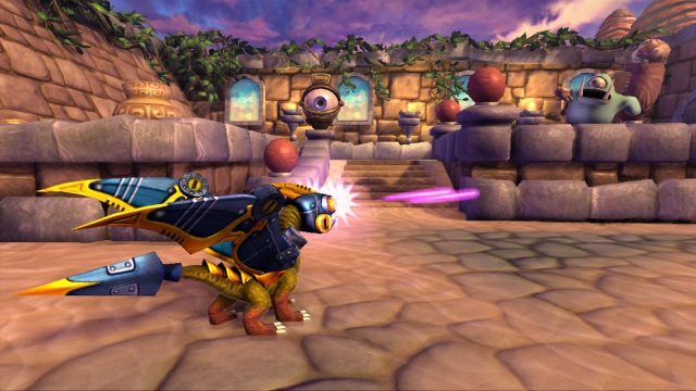 Skylanders-Spyro'sAdventure-Drobot-in-action