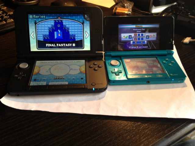 3DS XL To 3DS Comparison - Open