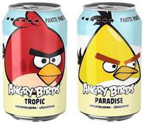 Angry Birds Now More Popular Than Its Competitors in the Soft Drinks Market...in Finland