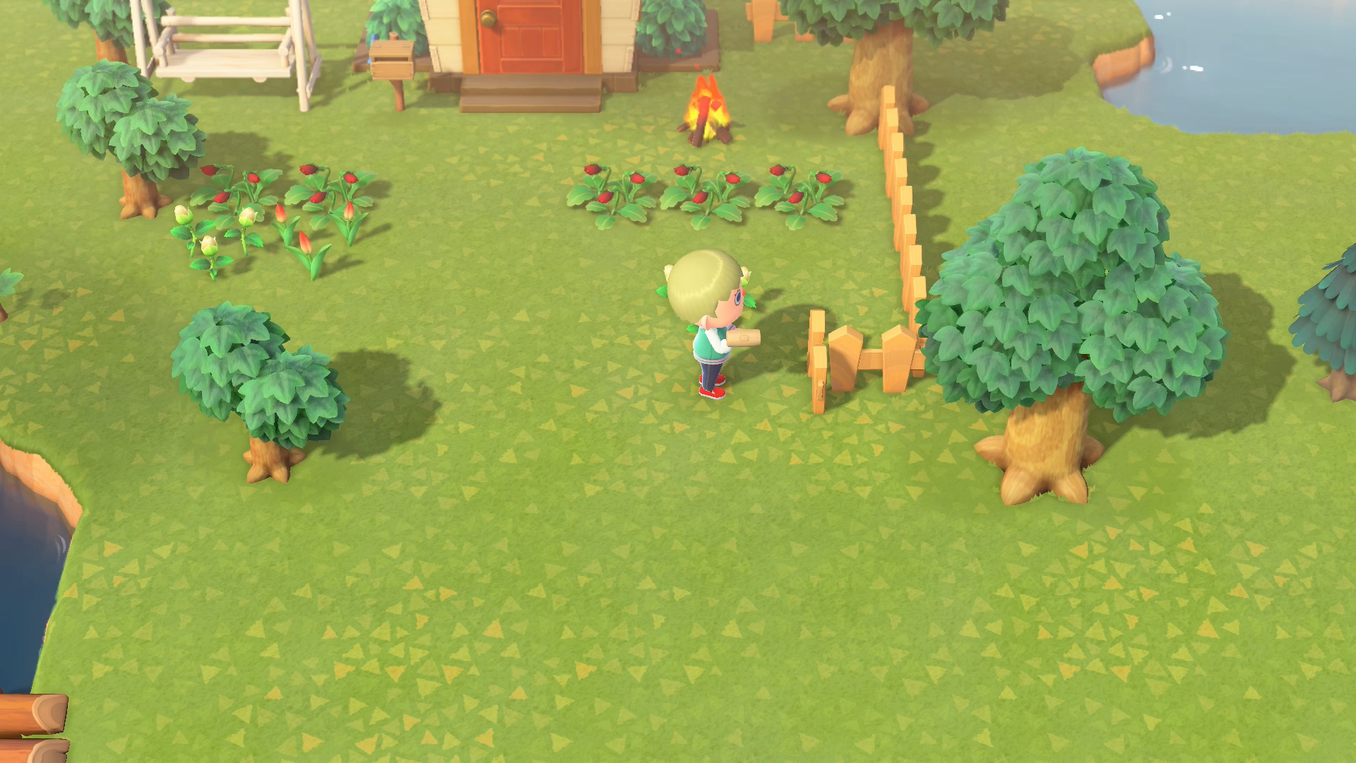 Animal Crossing: New Horizons screenshot - fencing