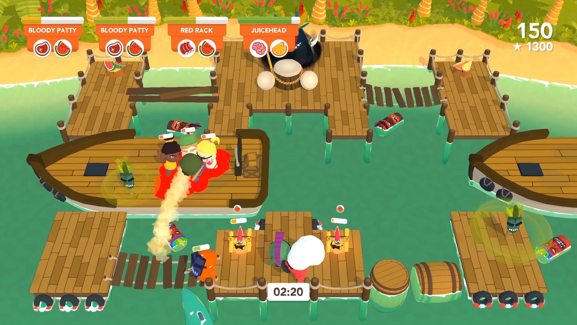 A screenshot from Cannibal Cuisine