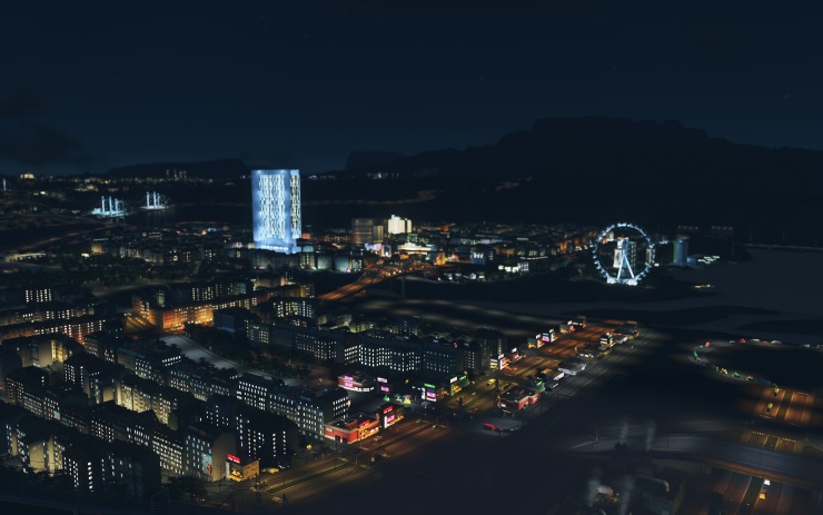 Cities Skylines After Dark review screenshot