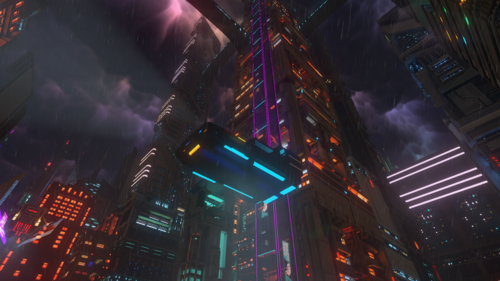 Cloudpunk: New Voxel Indie Game  Cyberpunk city, Sci fi wallpaper, Sci fi  city