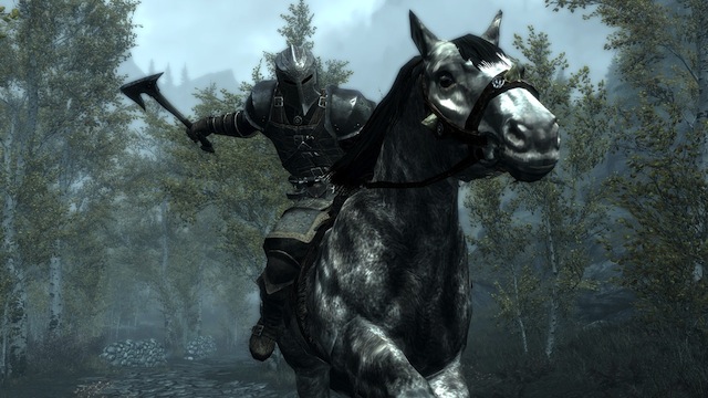 The Elder Scrolls V: Skyrim - Dawnguard - Mounted Axeman