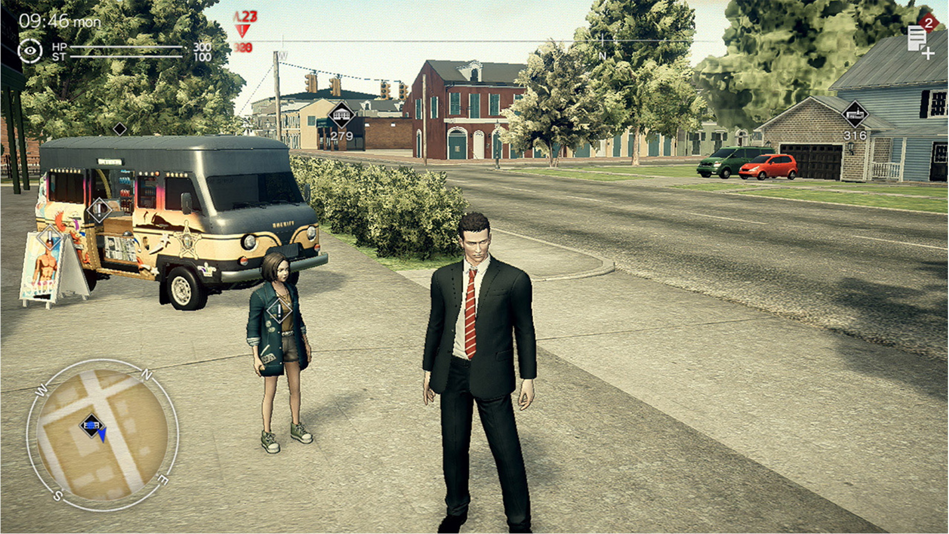 A screenshot from Deadly Premonition 2: A Blessing in Disguise review