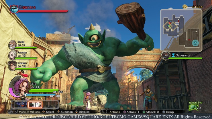 Dragon Quest Heroes review