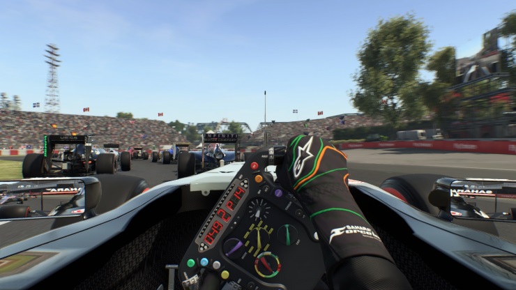 F1 2015 - Cockpit view