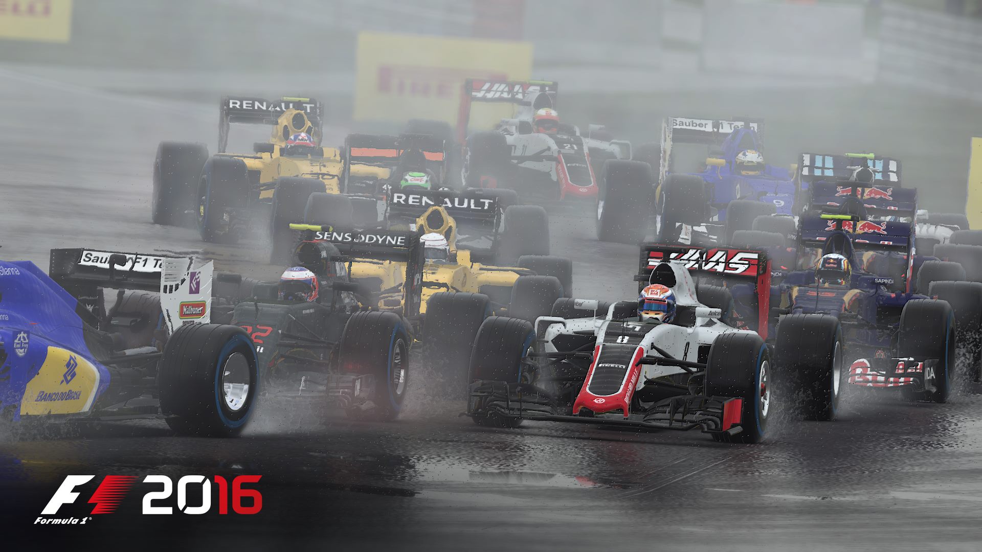 F1 2016 wet racing
