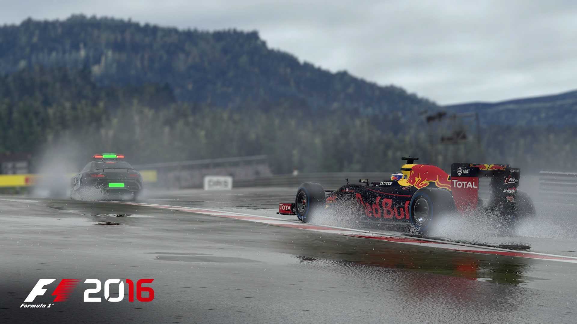 F1 2016 wet screenshot