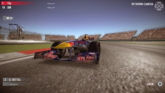 F1 2011 Vita - Wing View