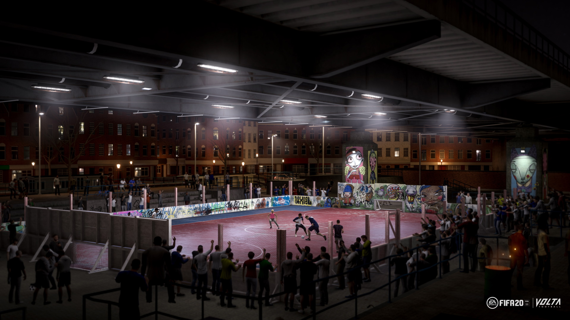 A screenshot from FIFA 20 Volta - Amsterdam