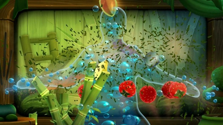 Fruit Ninja Kinect Demo Gameplay
