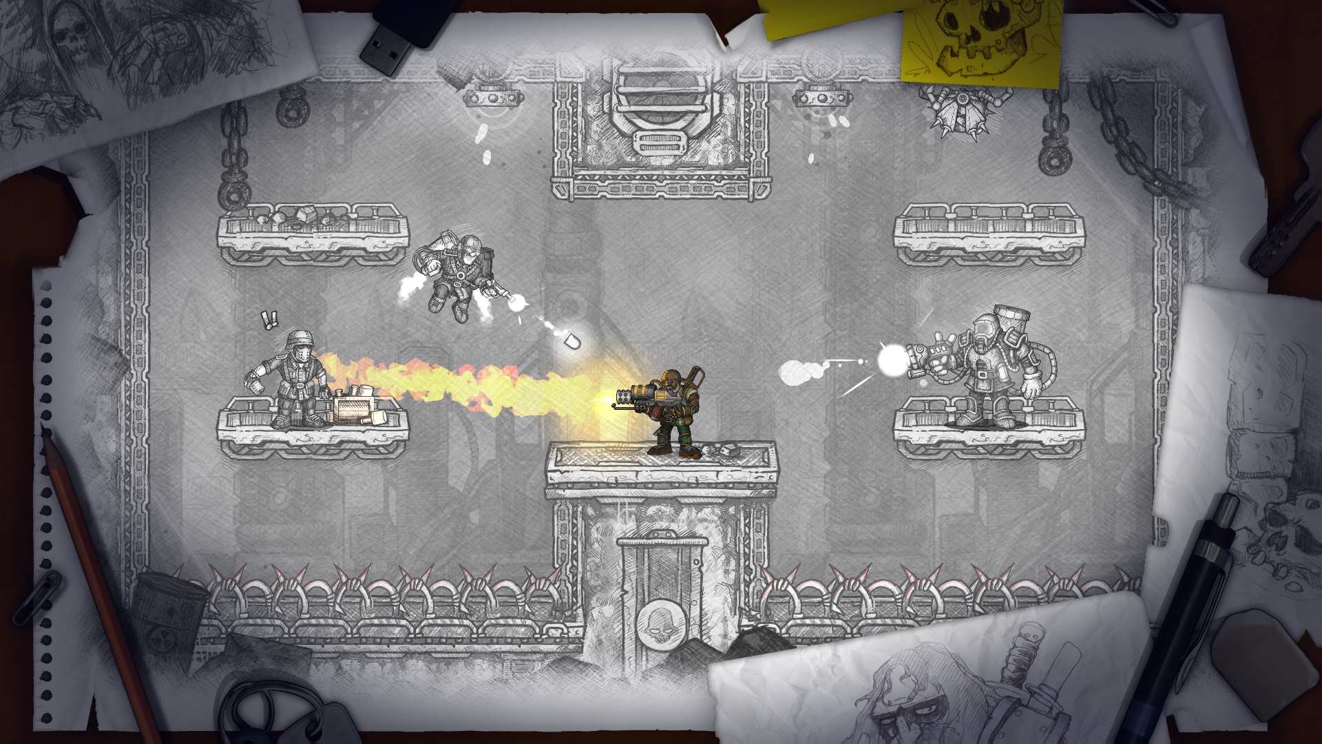 A screenshot from Fury Unleashed