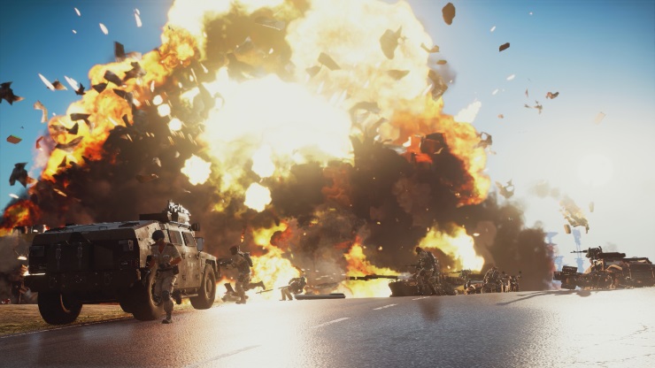 Just Cause 3 explosions