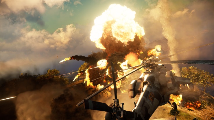 Just Cause 3 explosions