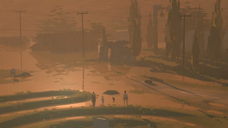 A screenshot from Kentucky Route Zero: TV Edition on Xbox One