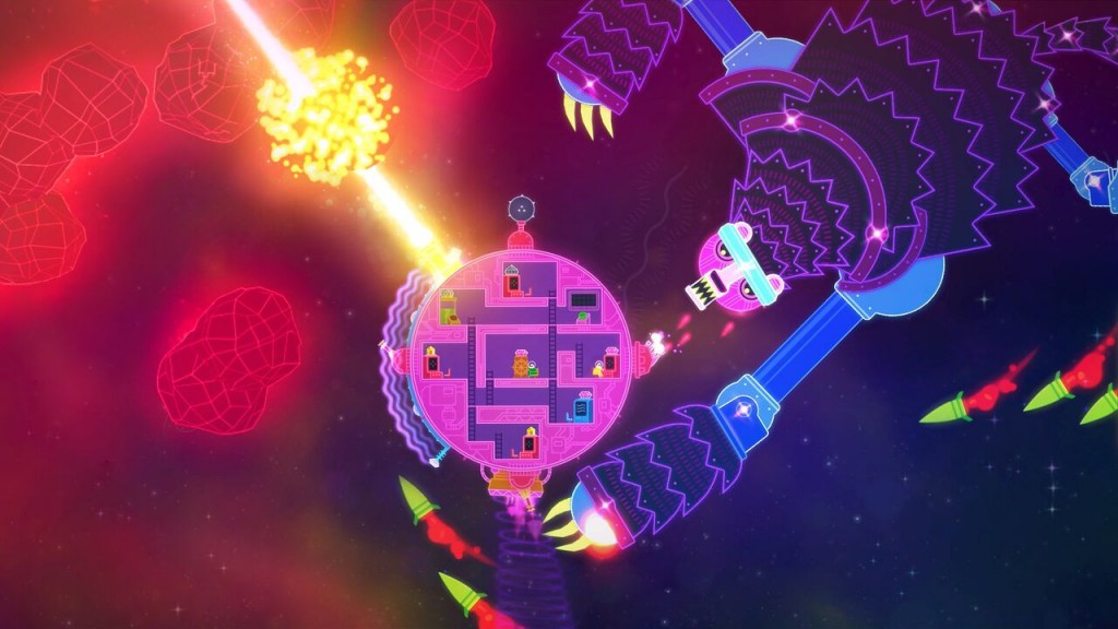 Lovers in a dangerous spacetime xbox one screenshot