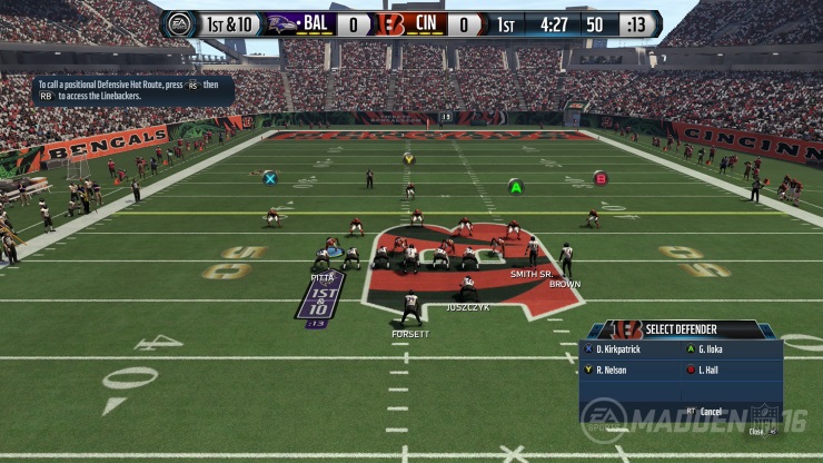 Madden 16 review - in game screen