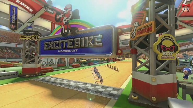Mario Kart 8 Excitebike