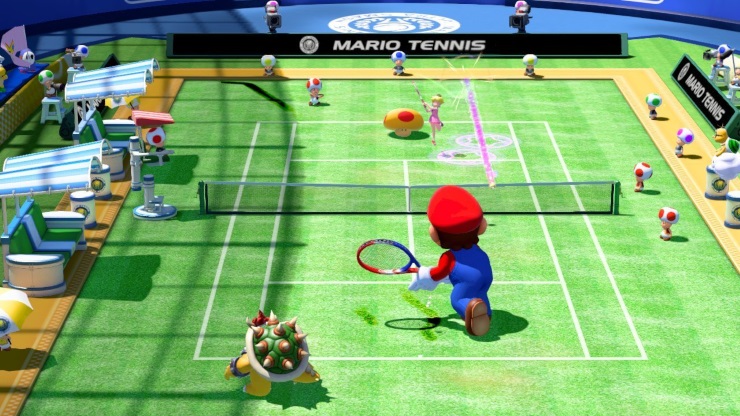 Mario Tennis mushroom Mario