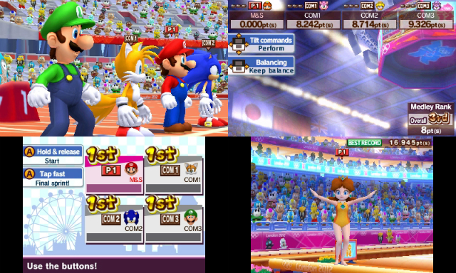 Mario and Sonic Olympics 3DS - Lineup/Balance