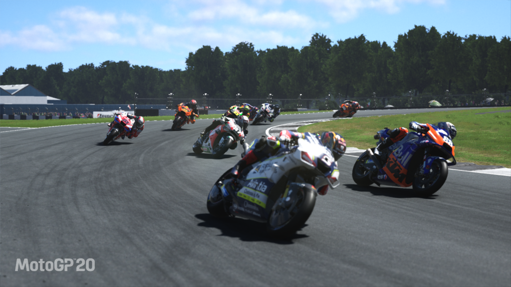 A screenshot from MotoGP 20