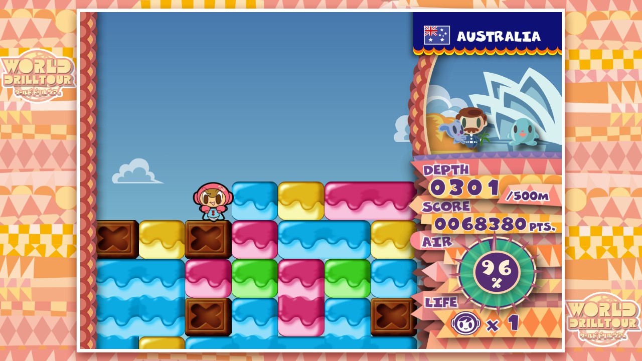 A screenshot from Mr Driller Drill Land