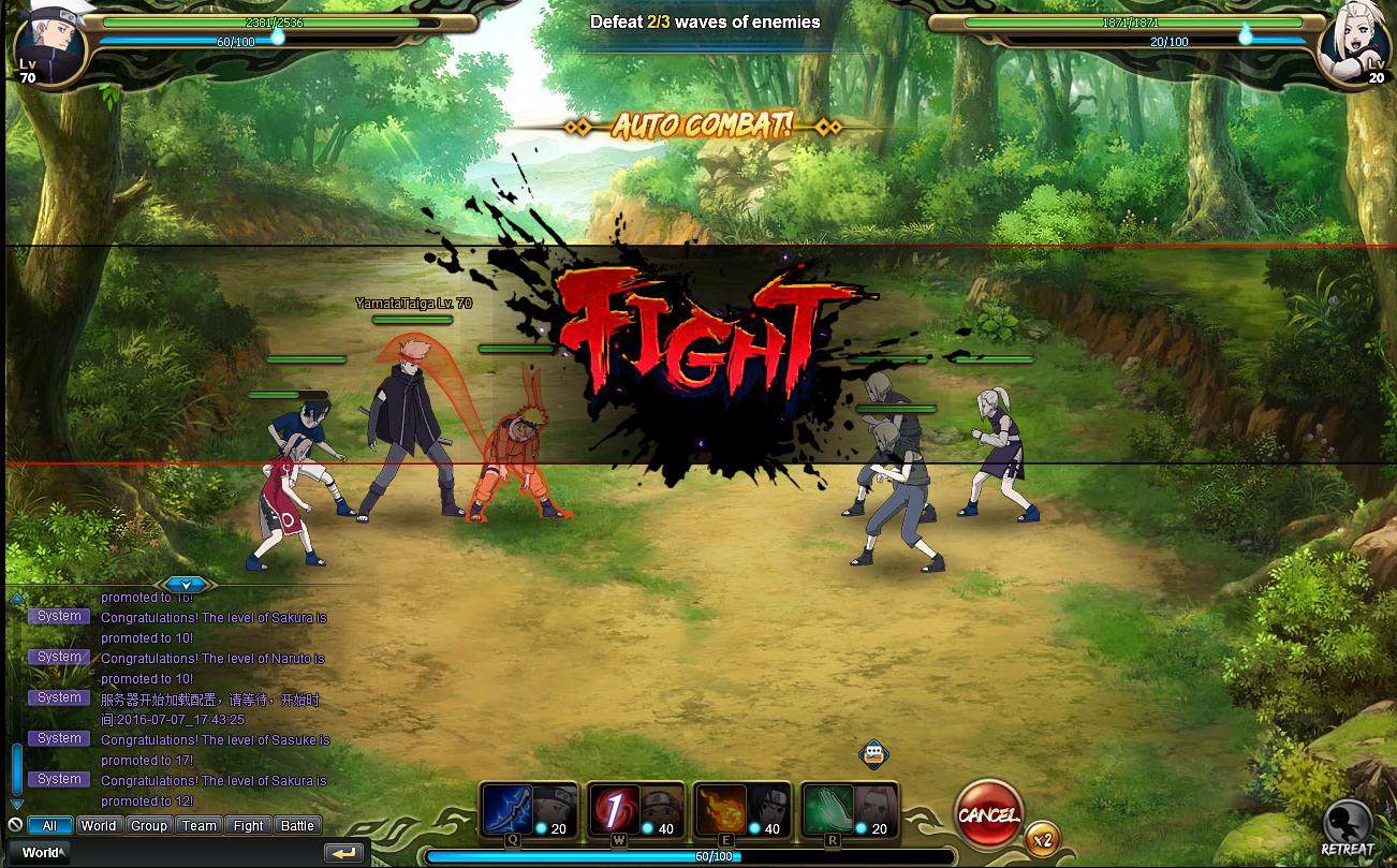 Naruto Online (MMORPG) available now for PC and Mac