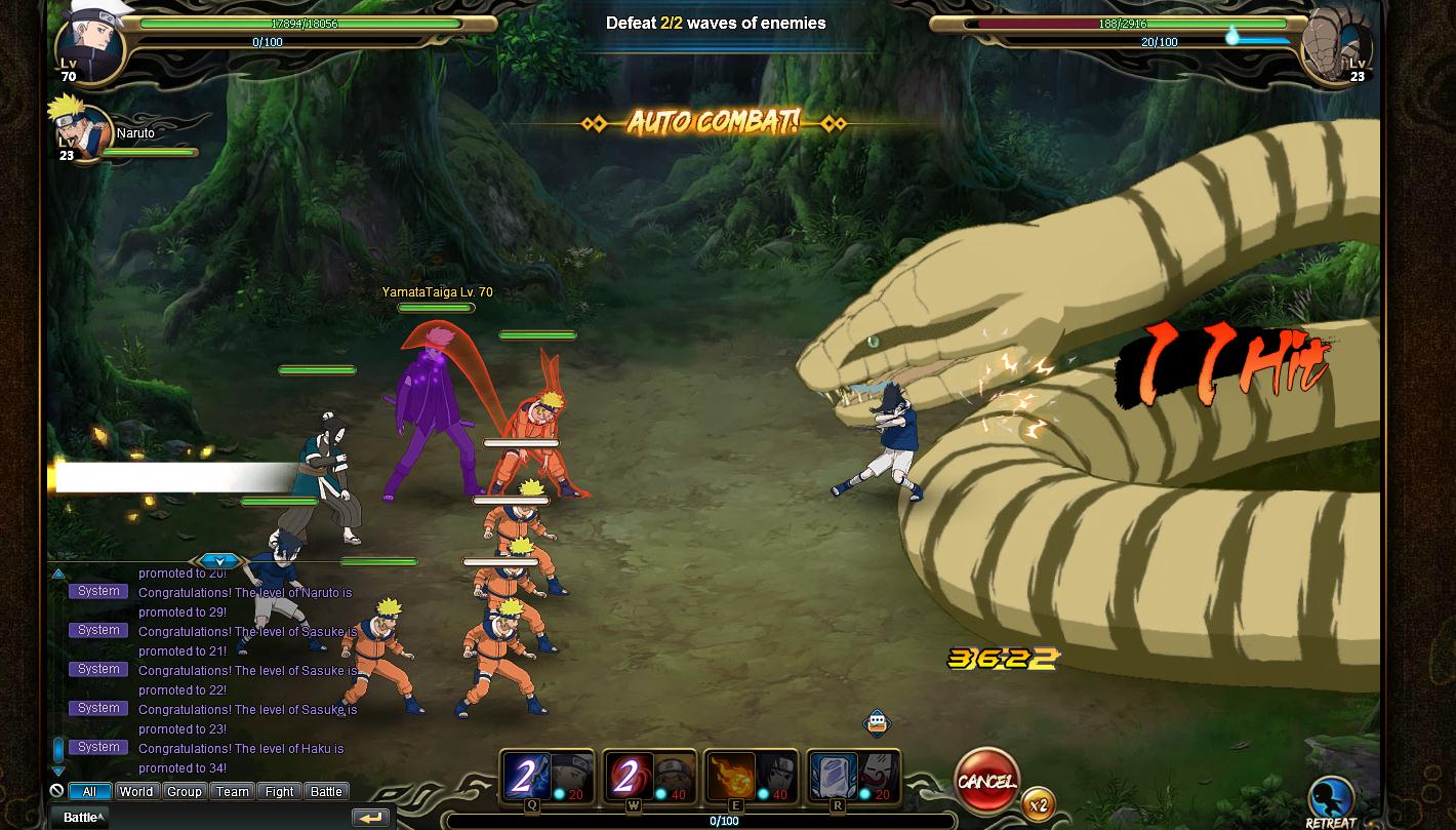 Naruto Online (MMORPG) available now for PC and Mac