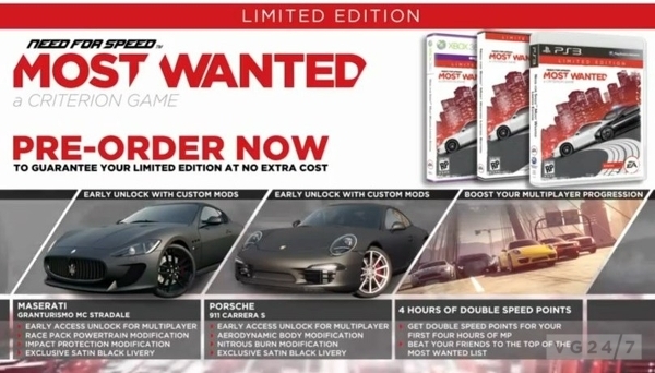 Need For Speed: Most Wanted Appears To Have Kinect Support