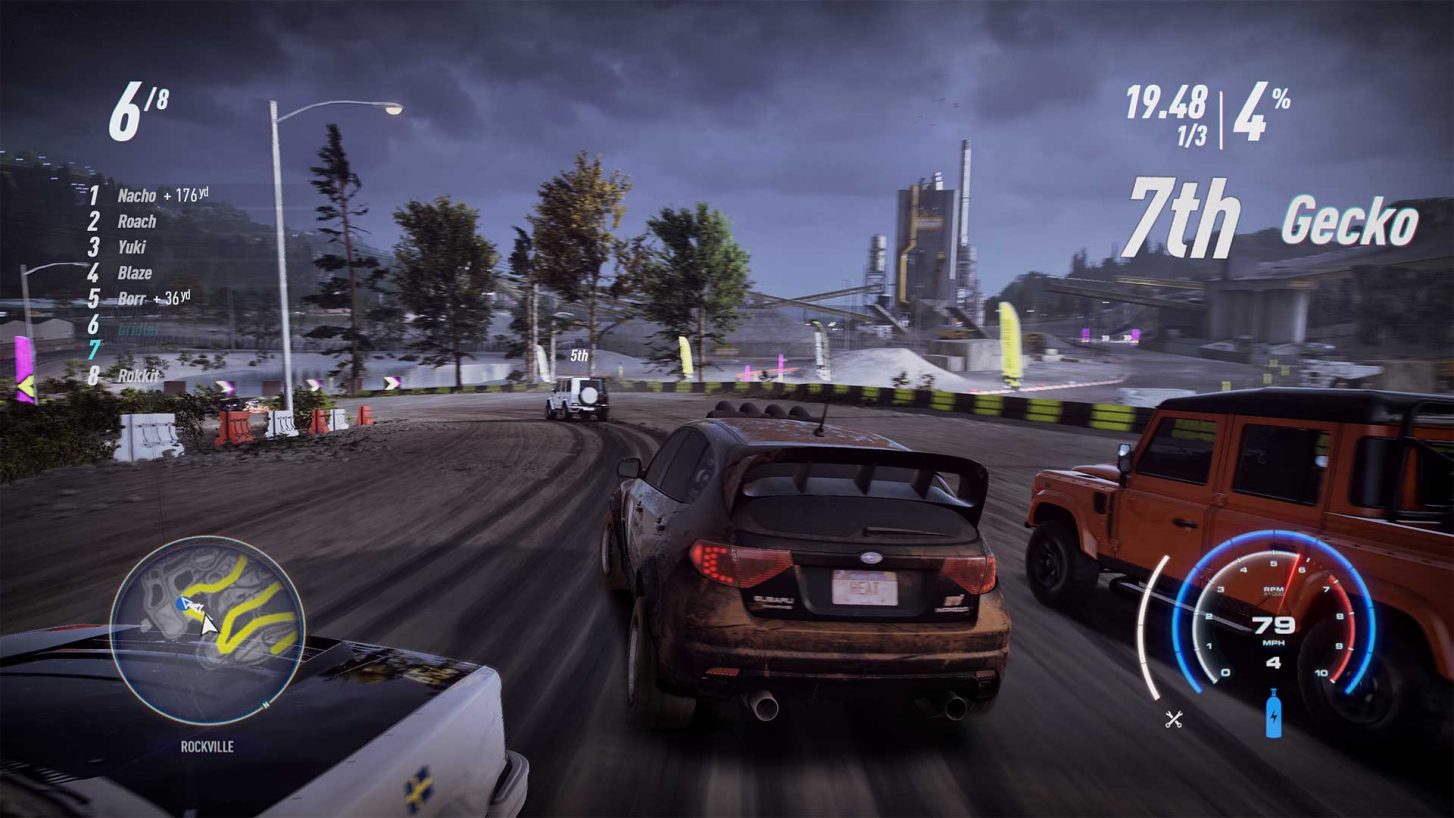 A screenshot from Need for Speed Heat