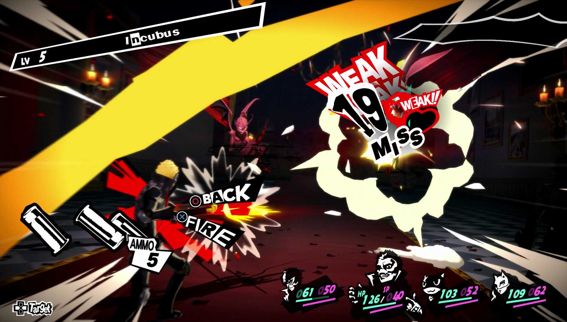 Persona 5 combat