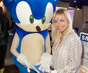 Sonic the Hedgehog & Pollyanna Woodward Open WCG Games at Eurogamer Expo