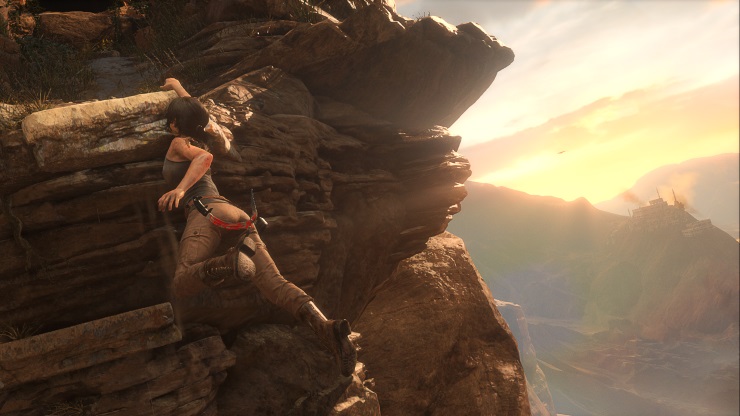 Rise of the Tomb Raider - climbing