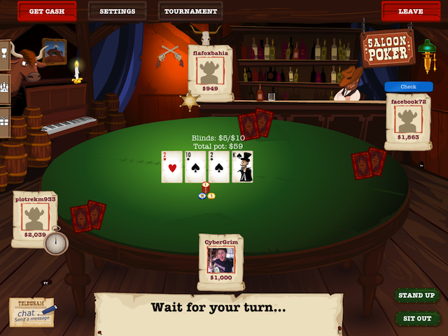Saloon Poker - Table Betting