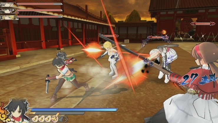 SENRAN KAGURA SHINOVI VERSUS - Gameplay PC 