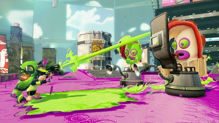 Splatoon battle