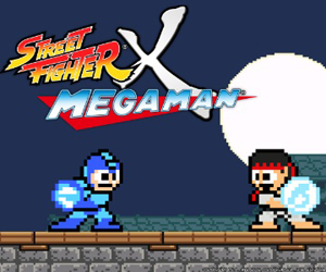 Mega Man Returns in Free 8-bit Street Fighter Crossover