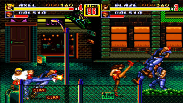 Streets of Rage 2 - Hall of Fame - Screenshot