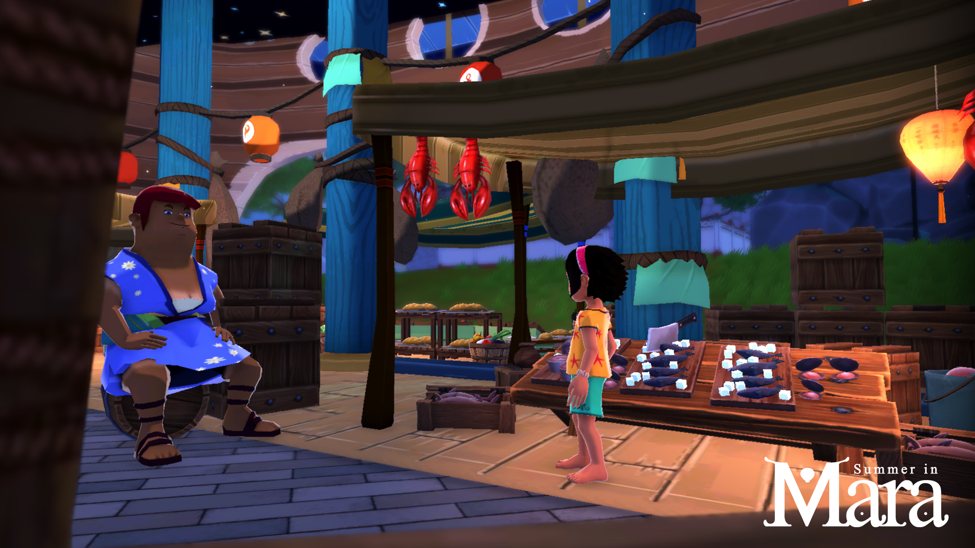 A screenshot from Summer in Mara