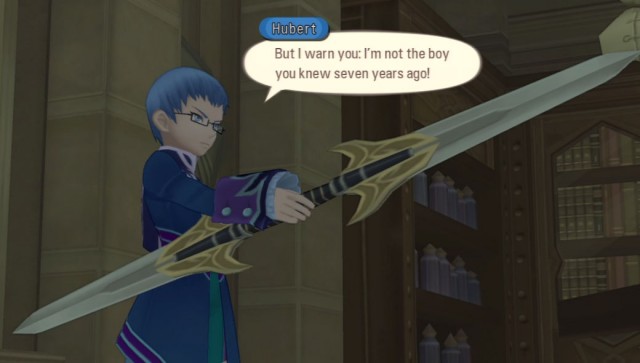 Hubert from Tales of Graces f confronts his brother Asbel