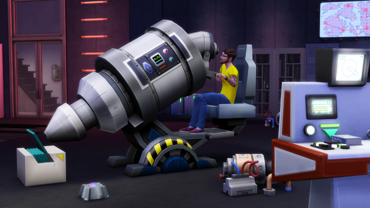 The Sims 4 telescope