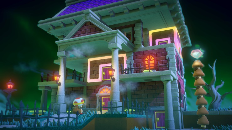 Toad Ghost House stage