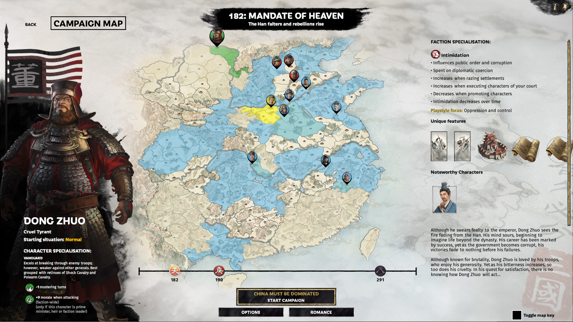 A screenshot from Total War: Three Kingdoms – Mandate of Heaven