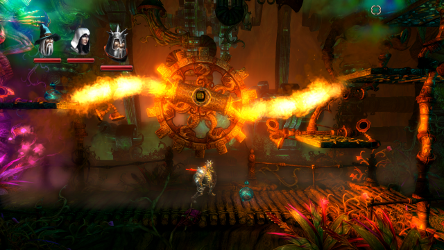 Trine 2 - Pontius and the Spinning Fire Wheel