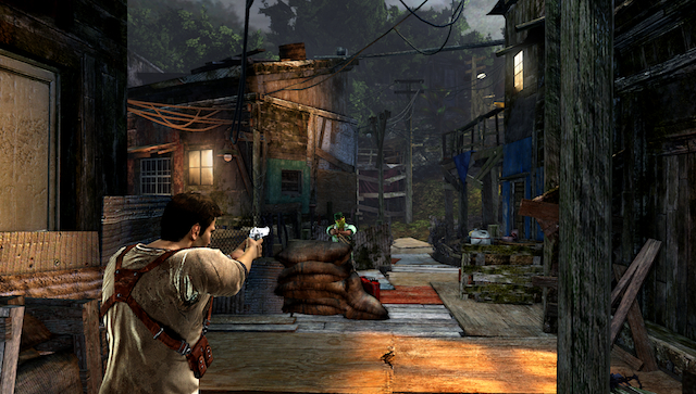 Uncharted: Golden Abyss - Drake Shooting