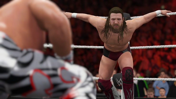 WWE 2K16 guy pretending to be a bird