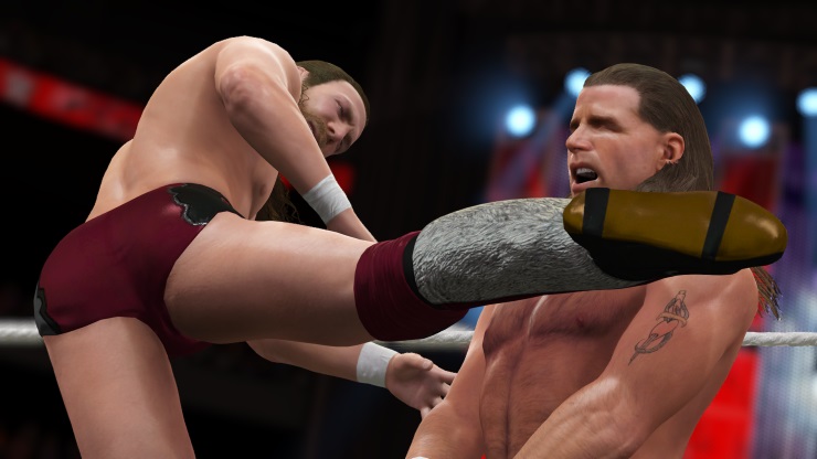 WWE 2K16 no idea what the fuck is happening to Shawn Micheals here
