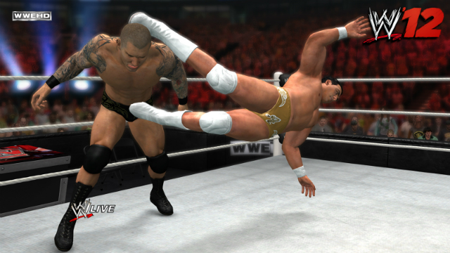 WWE '12 - Del Rio Enziguiri